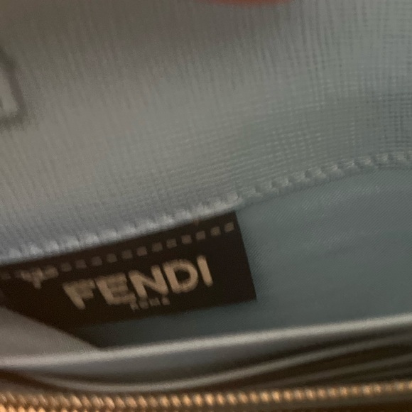 Fendi Vitello Elite Flower Wallet on Chain - EUC includes COA - Picture 8 of 14